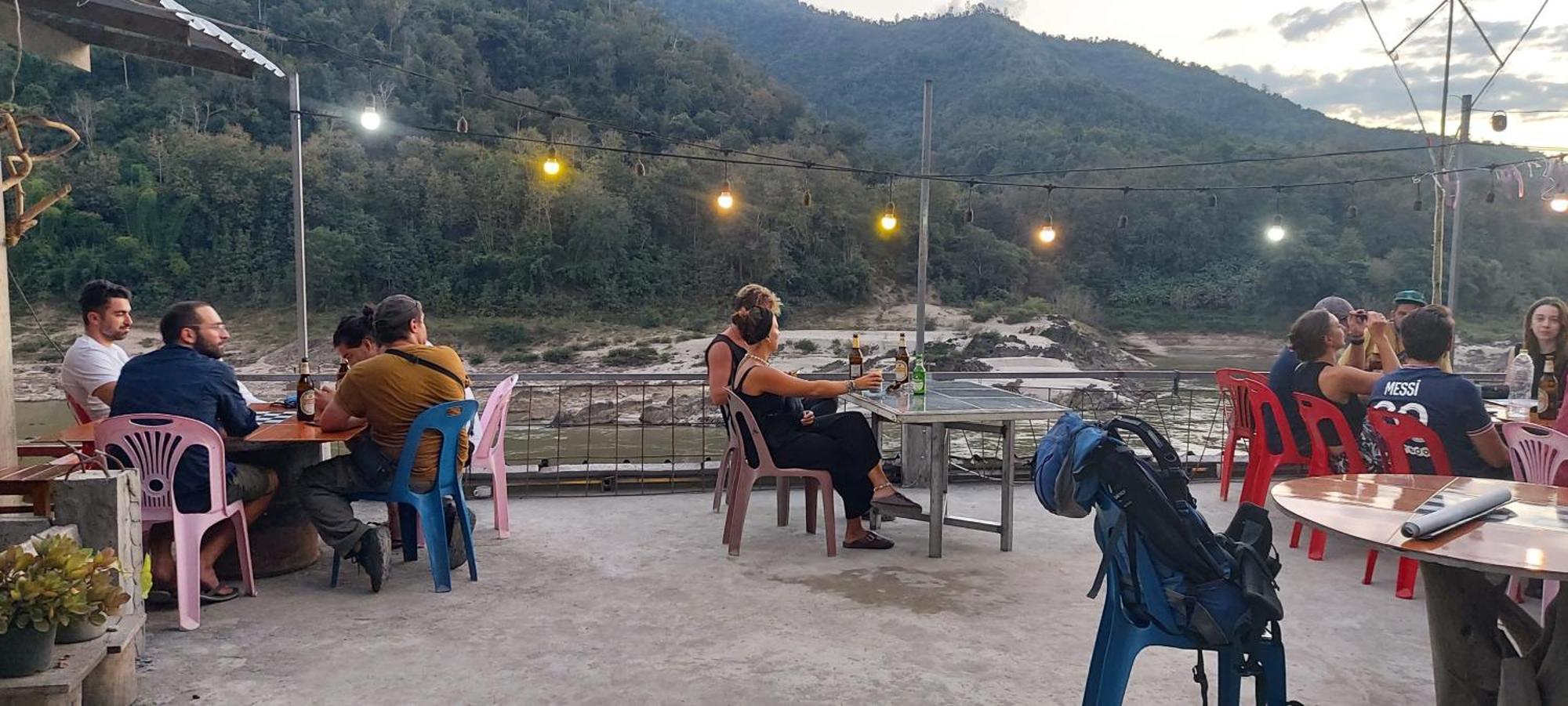 Apartmán Mekong Backpackers Muang Pakbèng Exteriér fotografie