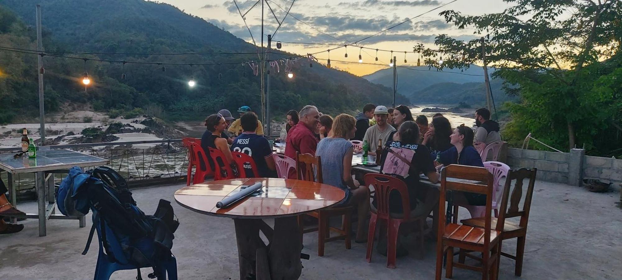 Apartmán Mekong Backpackers Muang Pakbèng Exteriér fotografie