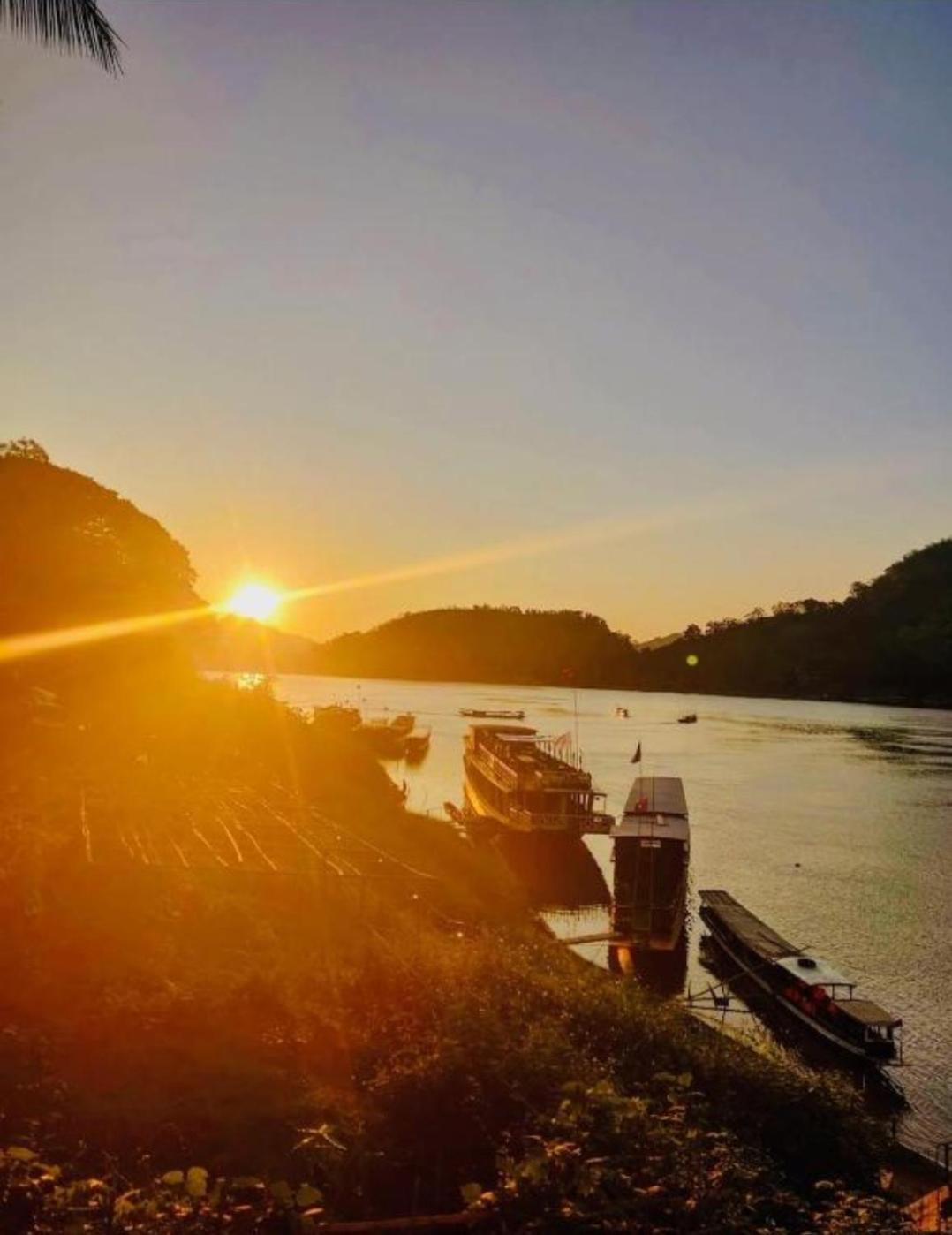 Apartmán Mekong Backpackers Muang Pakbèng Exteriér fotografie