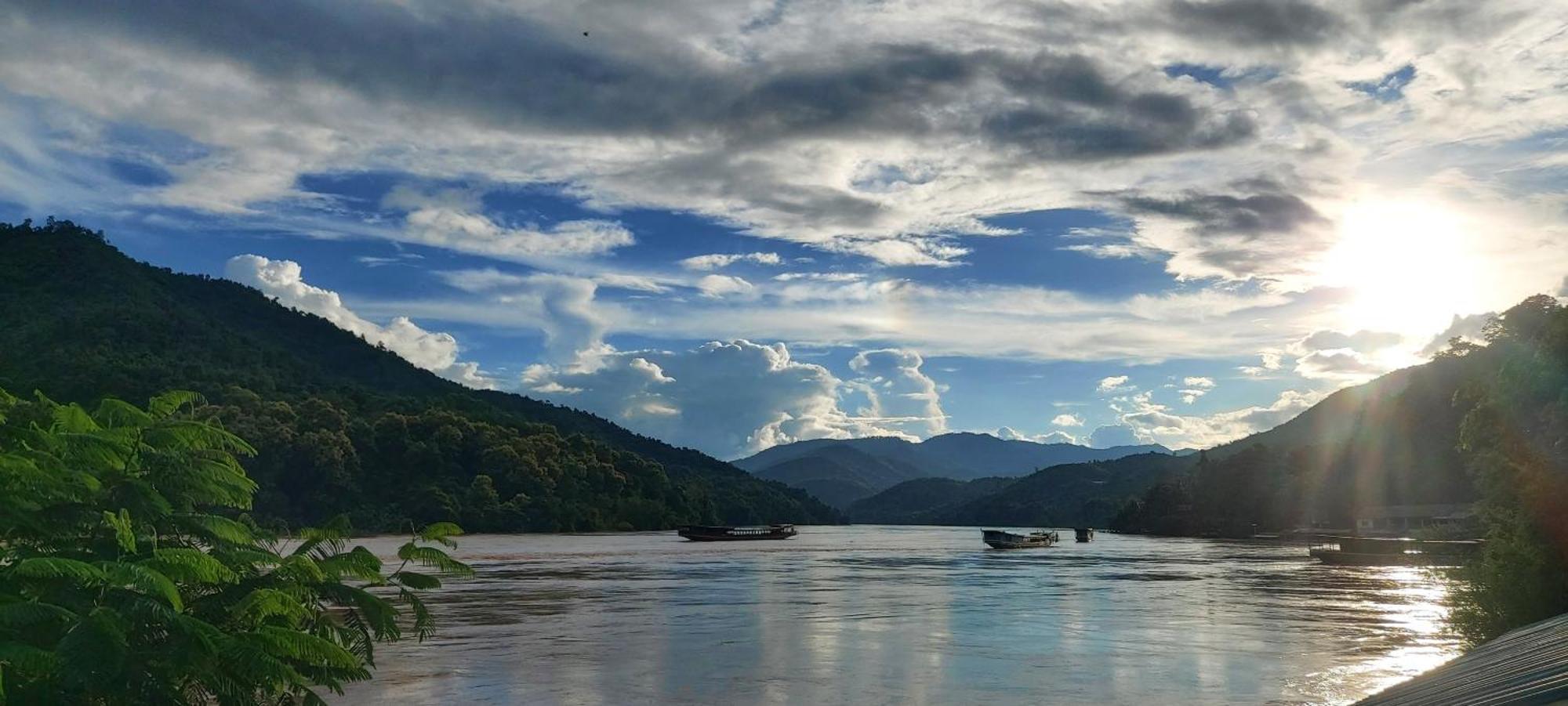 Apartmán Mekong Backpackers Muang Pakbèng Exteriér fotografie