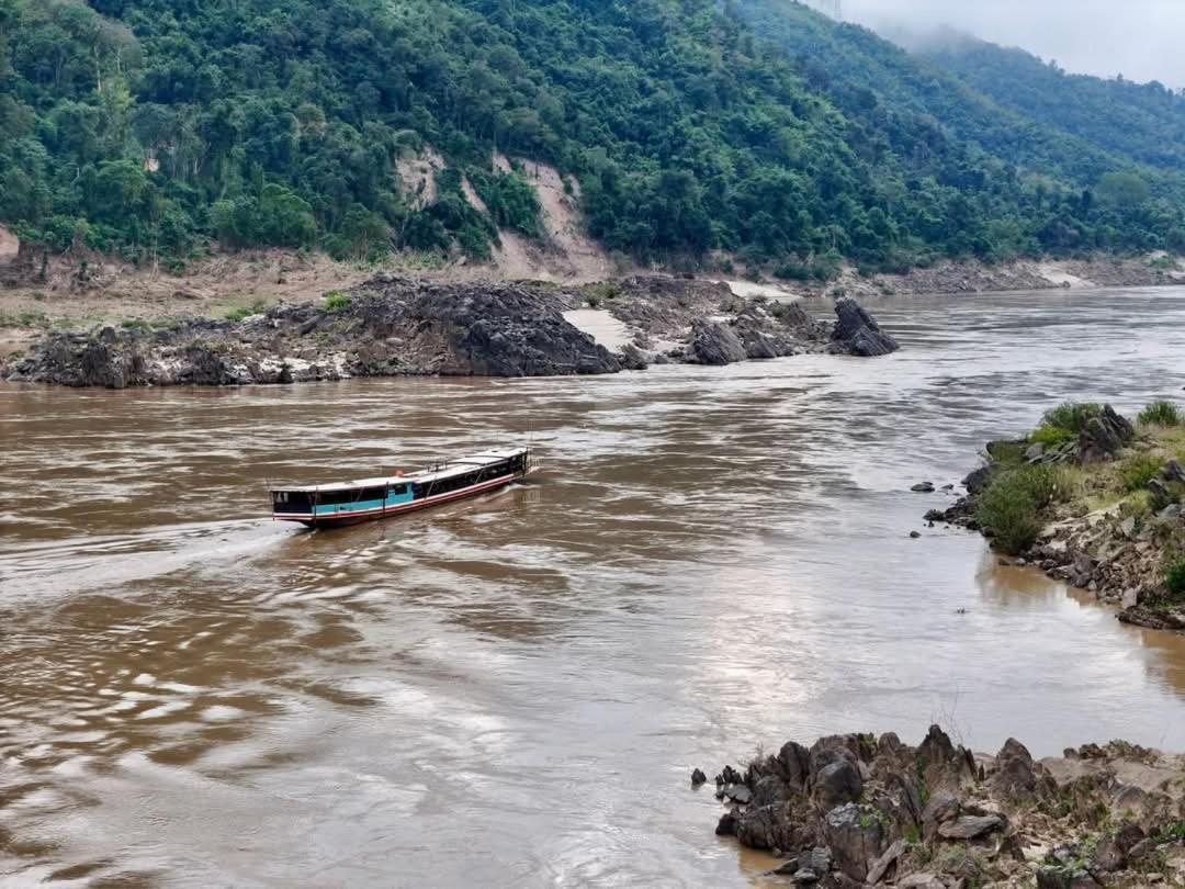 Apartmán Mekong Backpackers Muang Pakbèng Exteriér fotografie
